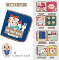 Montessori Soft Cloth Activity Quie Books for Baby Boys & Girls, Developmental Toys for Toddlers Infants Kids Sensory Gifts