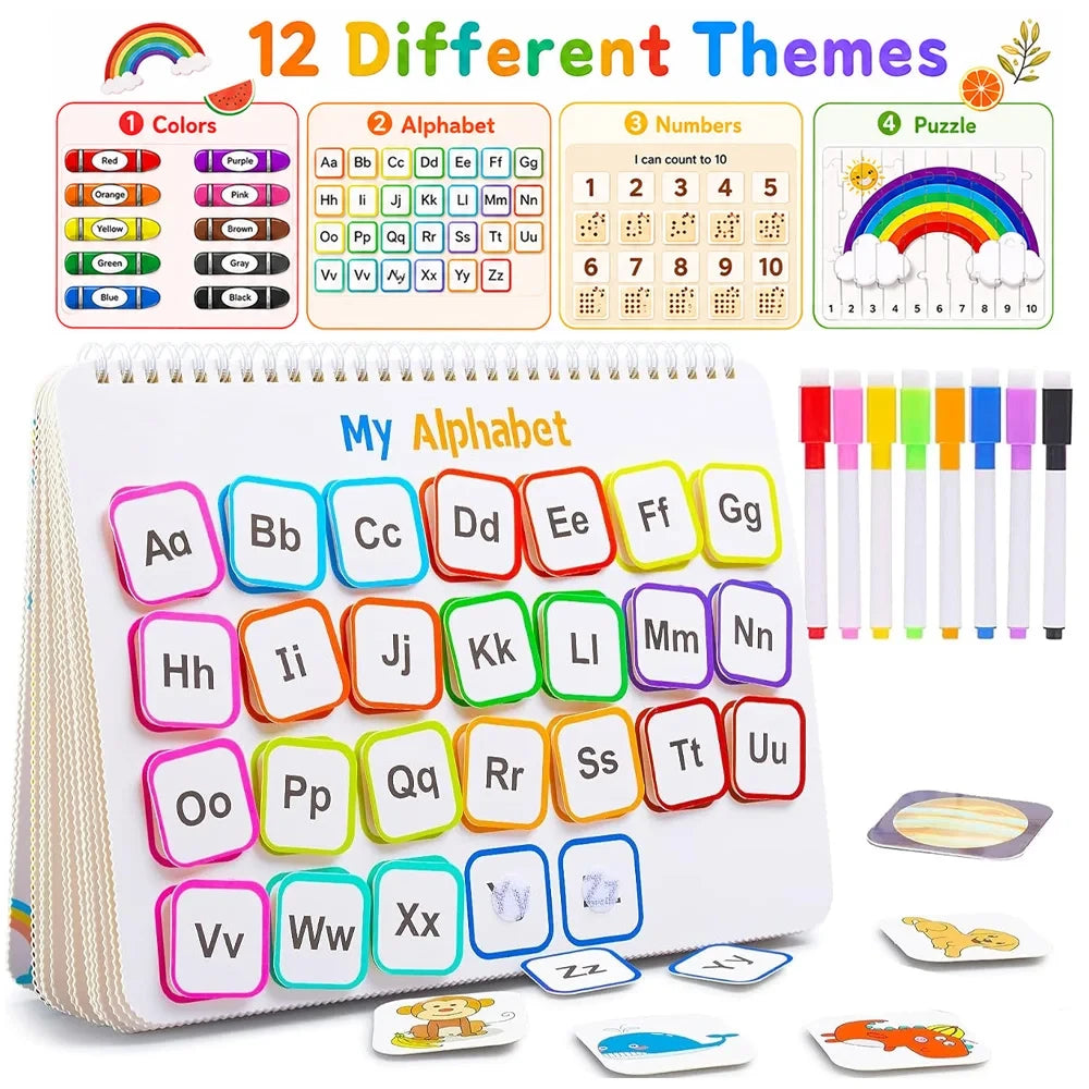 Montessori Preschool Learning Busy Book