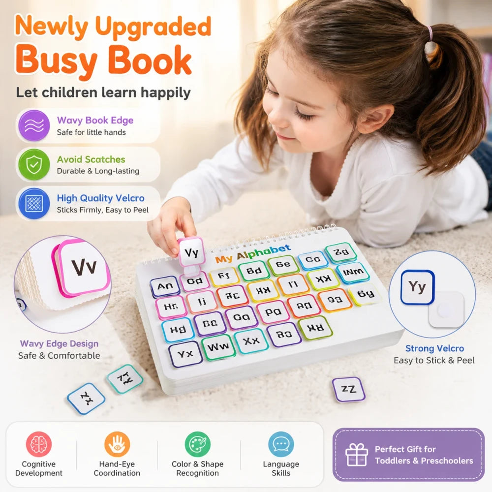Montessori Preschool Learning Busy Book