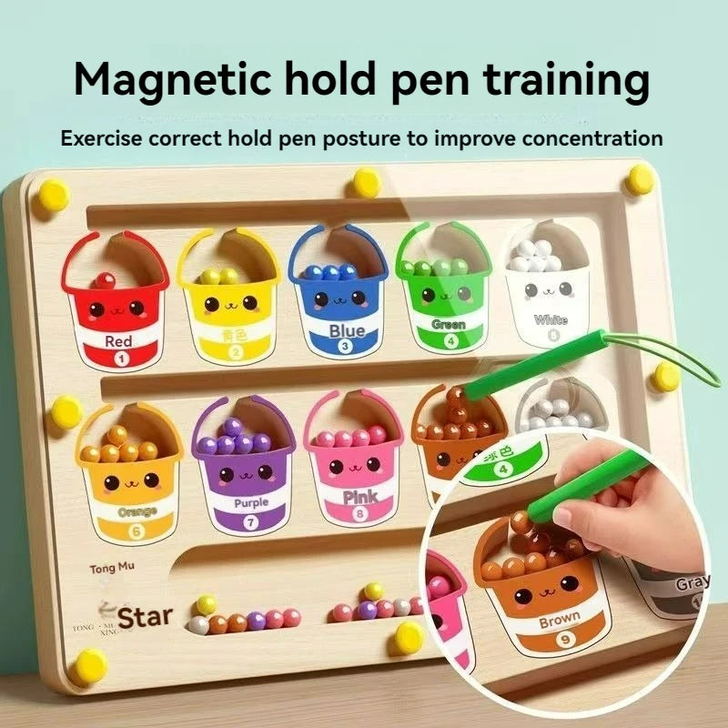 Magnetic Maze Logic Puzzle