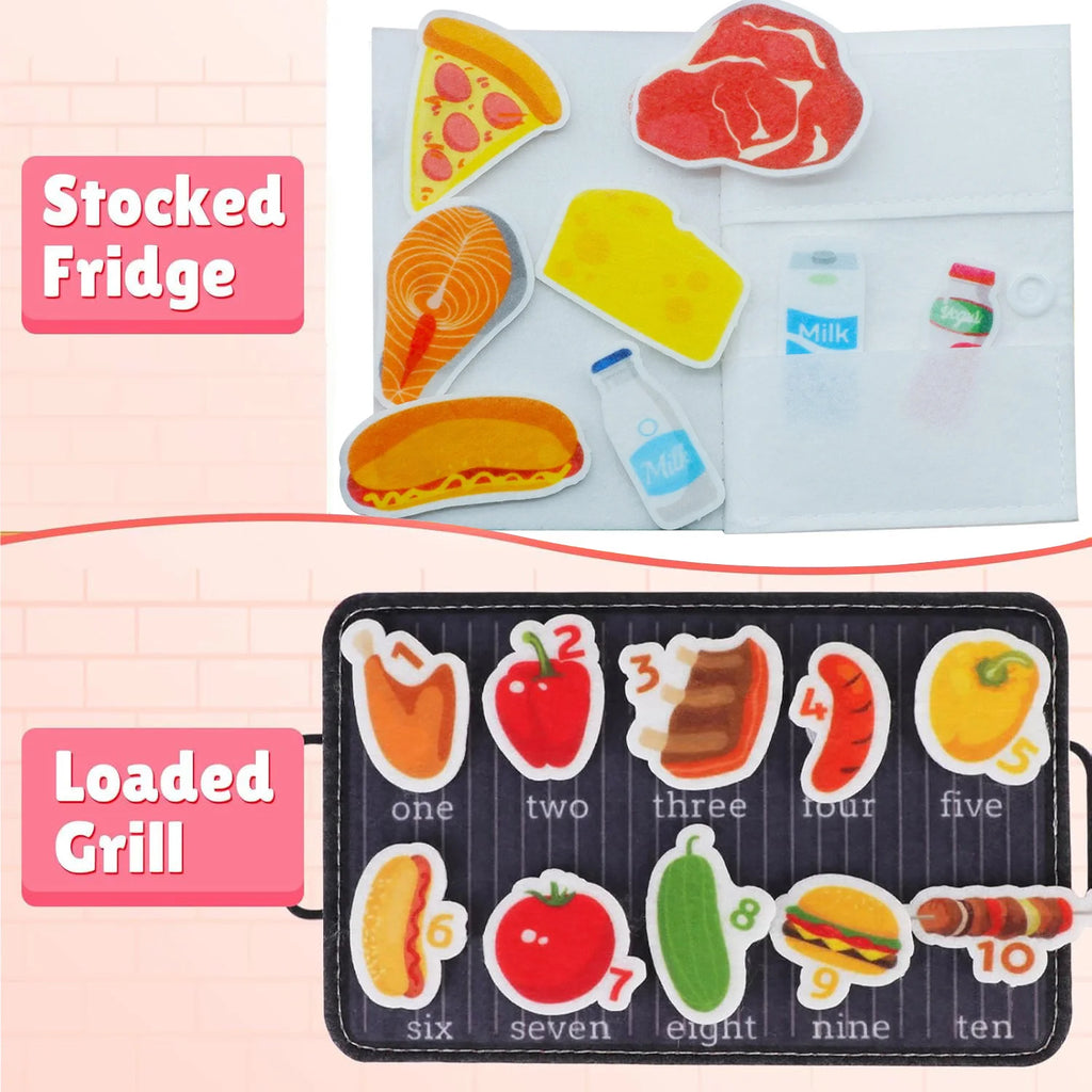 Toddler Busy Board Montessori Toys Busy Book Educational Learning Sensory Toys for Girls Motor Skills Preschool Travel Activitiy