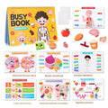 Quiet Book Busy Body Structure Book Cross Border Kids Early Education Cognitive Tear and Paste Flipping Preschool Enlightenment